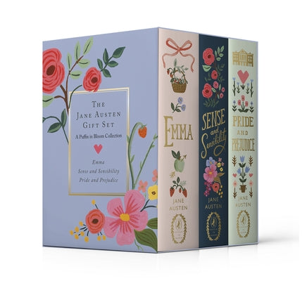 The Jane Austen Gift Set: A Puffin in Bloom 3-Book Collection: Pride and Prejudice, Emma, and Sense and Sensibility by Austen, Jane