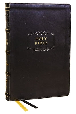 KJV Holy Bible with Apocrypha and 73,000 Center-Column Cross References, Black Leathersoft, Red Letter, Comfort Print (Thumb Indexed): King James Vers by Thomas Nelson