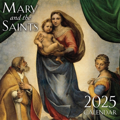 2025 Mary and the Saints Wall Calendar by Tan Books