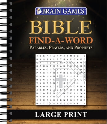 Brain Games - Bible Find a Word: Parables, Prayers, and Prophets - Large Print by Publications International Ltd