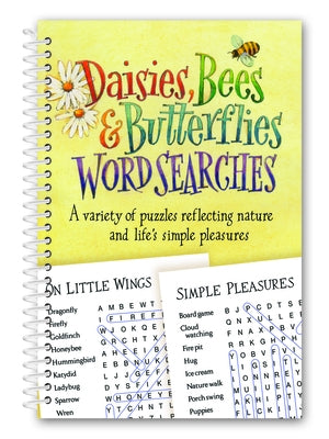 Daisies, Bees & Butterflies Word Searches by Product Concept Editors