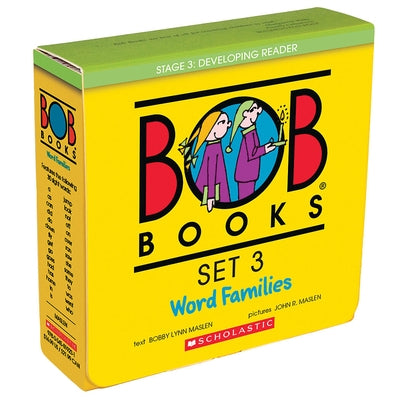 Bob Books - Word Families Box Set Phonics, Ages 4 and Up, Kindergarten, First Grade (Stage 3: Developing Reader) by Maslen, Bobby Lynn