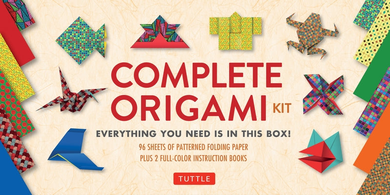 Complete Origami Kit: [Kit with 2 Origami How-To Books, 98 Papers, 30 Projects] This Easy Origami for Beginners Kit Is Great for Both Kids a by Tuttle Studio