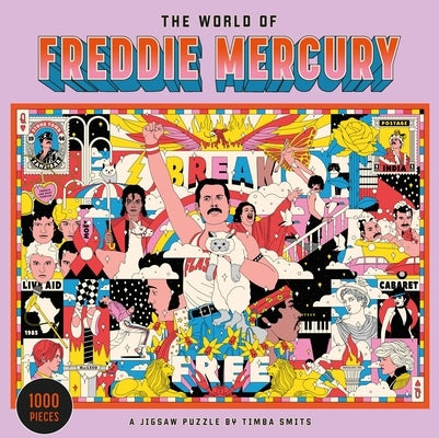 The World of Freddie Mercury 1000 Piece Puzzle: A Jigsaw Puzzle by Smits, Timba