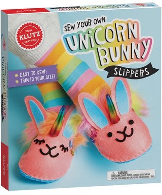 Sew Your Own Unicorn Bunny Slippers by Klutz