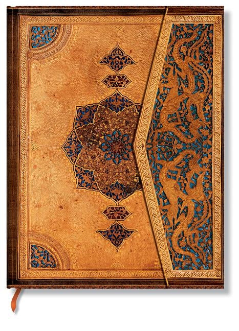 Paperblanks Safavid Safavid Binding Art Hardcover Ultra Lined Wrap Closure 144 Pg 120 GSM by Paperblanks