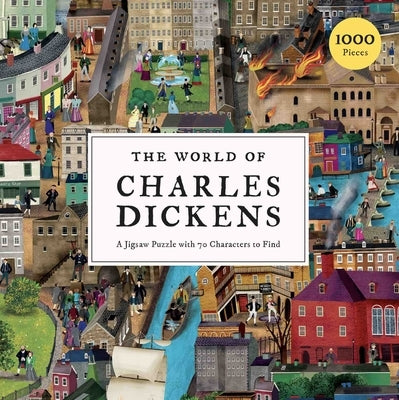 The World of Charles Dickens 1000 Piece Puzzle: A Jigsaw Puzzle with 70 Characters to Find by Falls, Barry