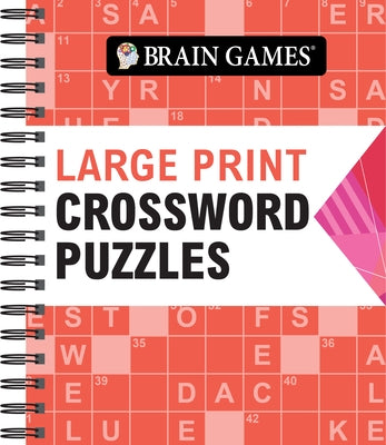 Brain Games - Large Print Crossword Puzzles (Arrow) by Publications International Ltd