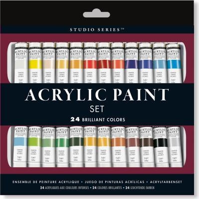 Studio Series Acrylic Paint (24) by Peter Pauper Press, Inc