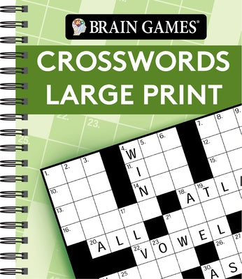 Brain Games - Crosswords Large Print (Green) by Publications International Ltd