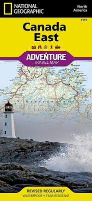 Canada East Map by National Geographic Maps - Adventure