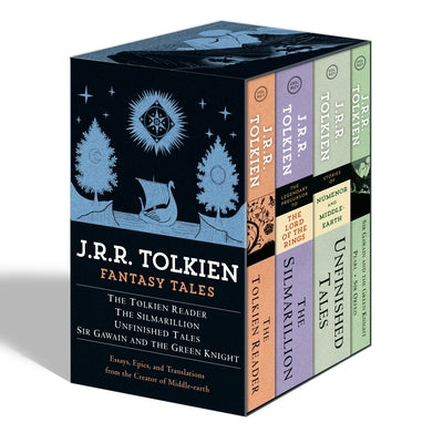 Tolkien Fantasy Tales Box Set (the Tolkien Reader, the Silmarillion, Unfinished Tales, Sir Gawain and the Green Knight): Essays, Epics, and Translatio by Tolkien, J. R. R.