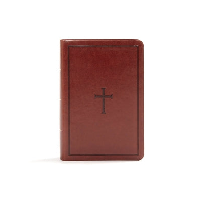 KJV Large Print Compact Reference Bible, Brown Leathertouch by Holman Bible Publishers