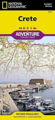 Crete Map [Greece] by National Geographic Maps - Adventure