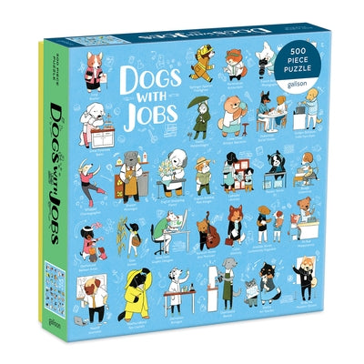 Dogs with Jobs 500 Piece Puzzle by Galison