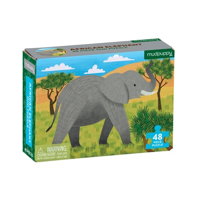 African Elephant Mini Puzzle by Claude, Jean