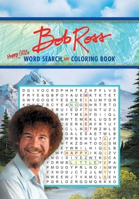 Bob Ross Word Search and Coloring Book by Editors of Thunder Bay Press