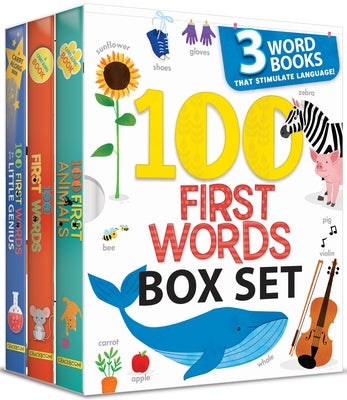 100 First Words Box Set: 3 Word Books That Stimulate Language (Us Edition) by Paradis, Anne