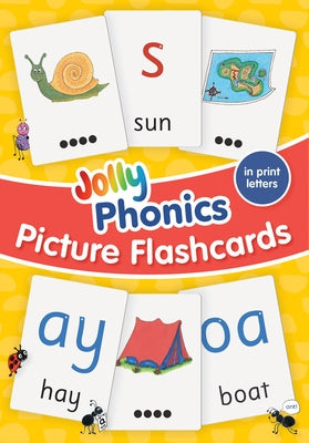 Jolly Phonics Picture Flash Cards: In Print Letters by Wernham, Sara