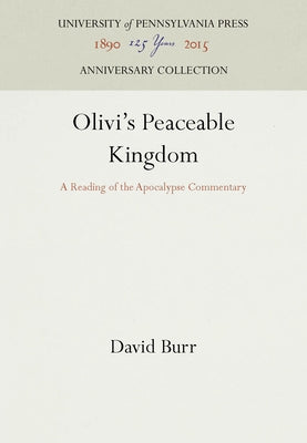 Olivi's Peaceable Kingdom by Burr, David