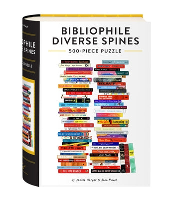 Bibliophile Diverse Spines 500-Piece Puzzle by Harper, Jamise