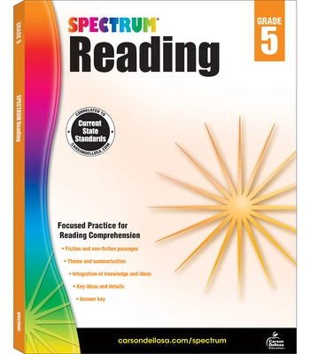 Spectrum Reading Workbook, Grade 5: Volume 59 by Spectrum