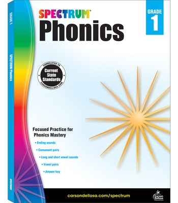 Spectrum Phonics, Grade 1: Volume 51 by Spectrum