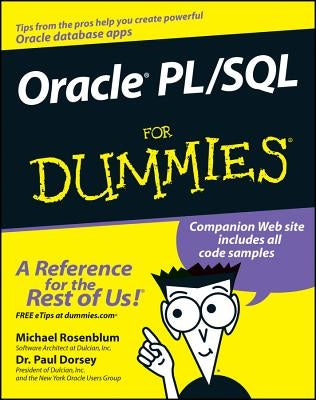 Oracle PL / SQL for Dummies by Rosenblum, Michael