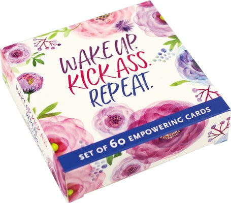 Wake Up, Kick Ass, Repeat Motivational Cards (60 Pack) by Peter Pauper Press Inc