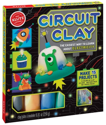 Circuit Clay [With 50+ Paper Punch-Outs to Decorate Your Sculptures and Conductive Clay, 20 LEDs, 4 AA Battery P by Klutz