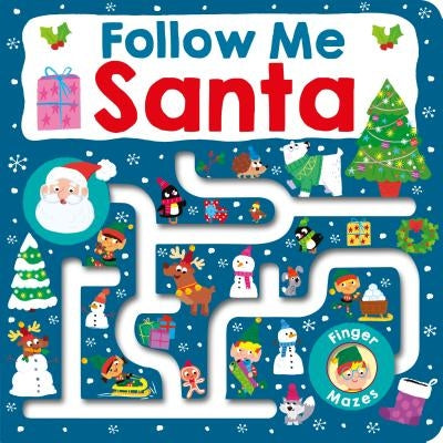 Maze Book: Follow Me Santa by Priddy, Roger